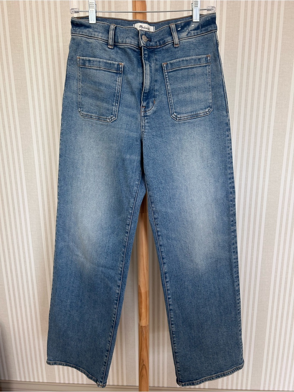 Madewell Emmett Wide-Leg Full Length Jean Women’s Size 28 NEW Atlin Wash - Picture 5 of 11